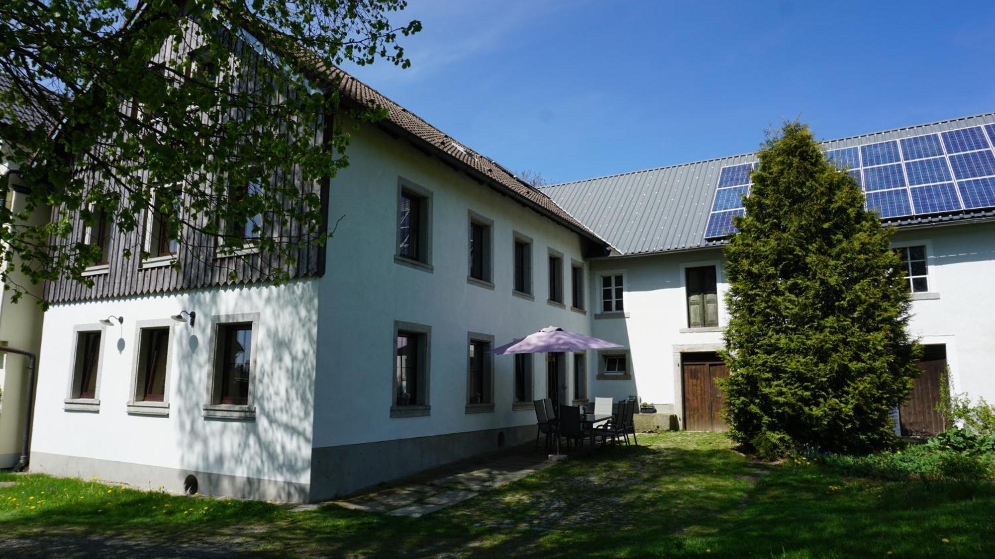 Ferienwohnung Im Bauernhaus Im Fichtelgebirge Gefrees Dış mekan fotoğraf